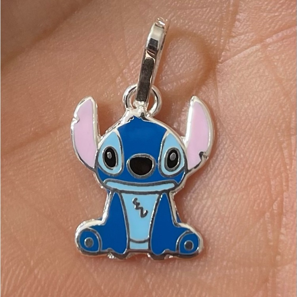 Blue and Pink Character Pendant Necklace